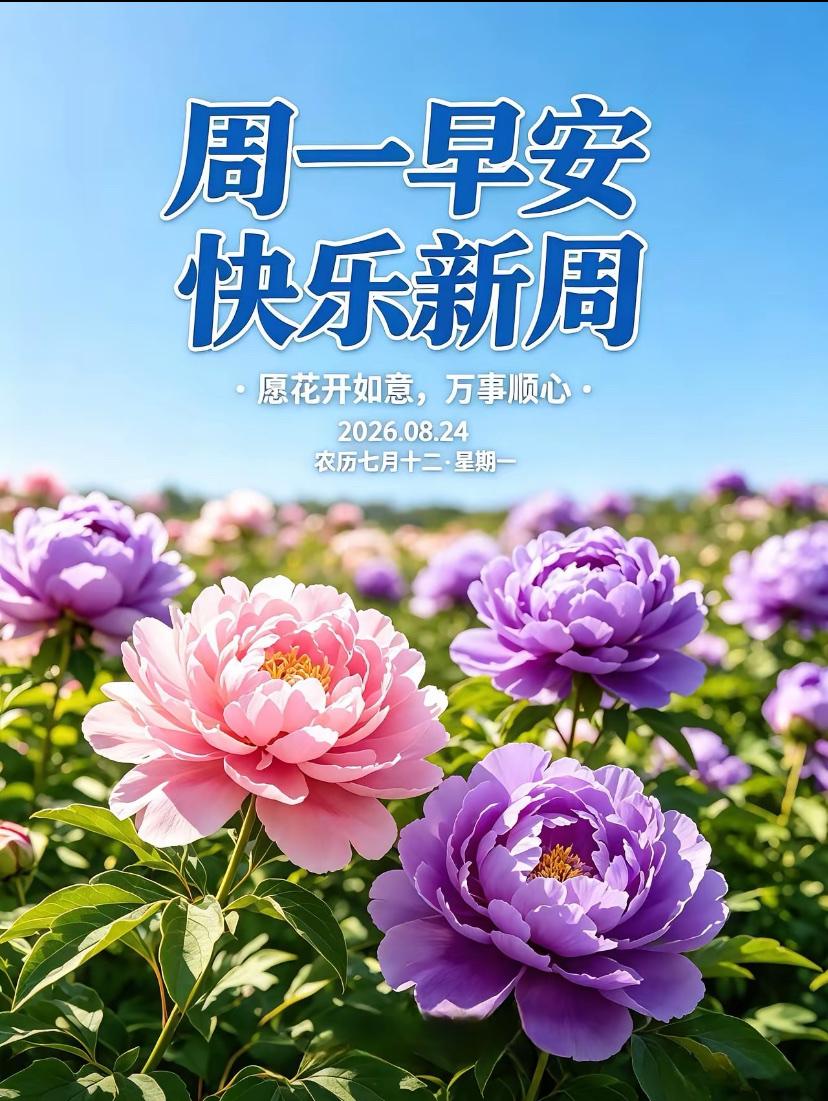 [福]2026./8月24日，三伏收官，新秋入序喜乐相随[福]

☘️🌸现代生