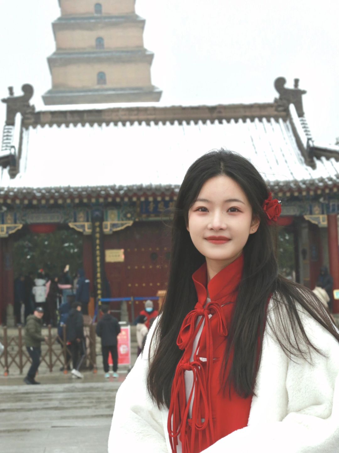 人生建议：总要来看一次雪后的西安吧🏮