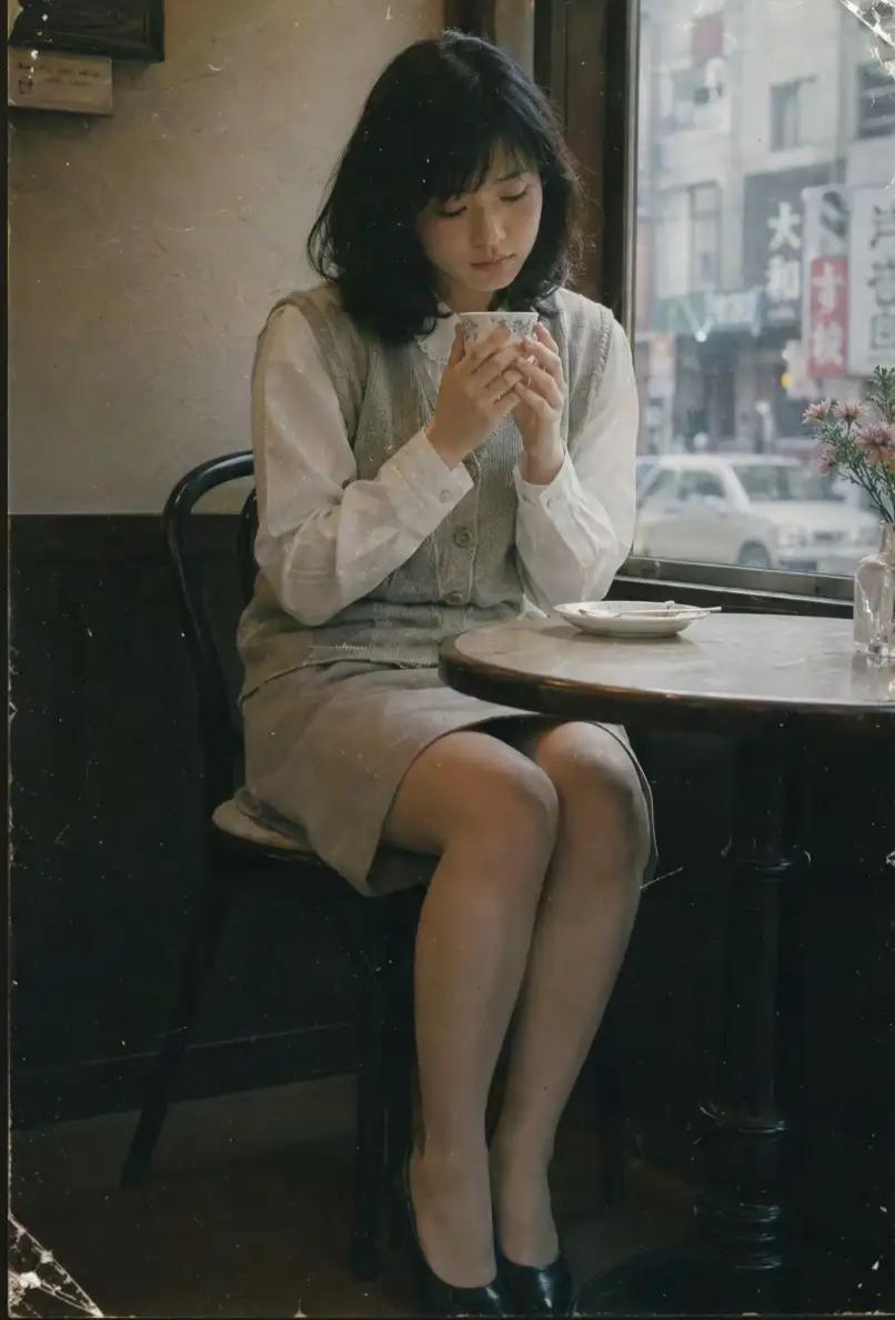一位网友说，八九十年代哪有真丝啊？这个真有！

记得我刚上班那会单位一位姐姐她家