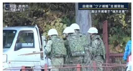 据多家日媒报道，日本自卫队已派人前往熊灾较严重地区协助应对危机。报道称，由于法规