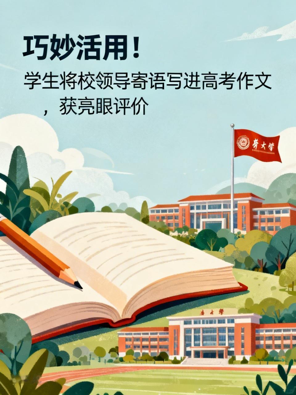 文）
灵活运用！学生把校领导寄语写入高考作文，获出色评价
高考作文比拼的是积累与