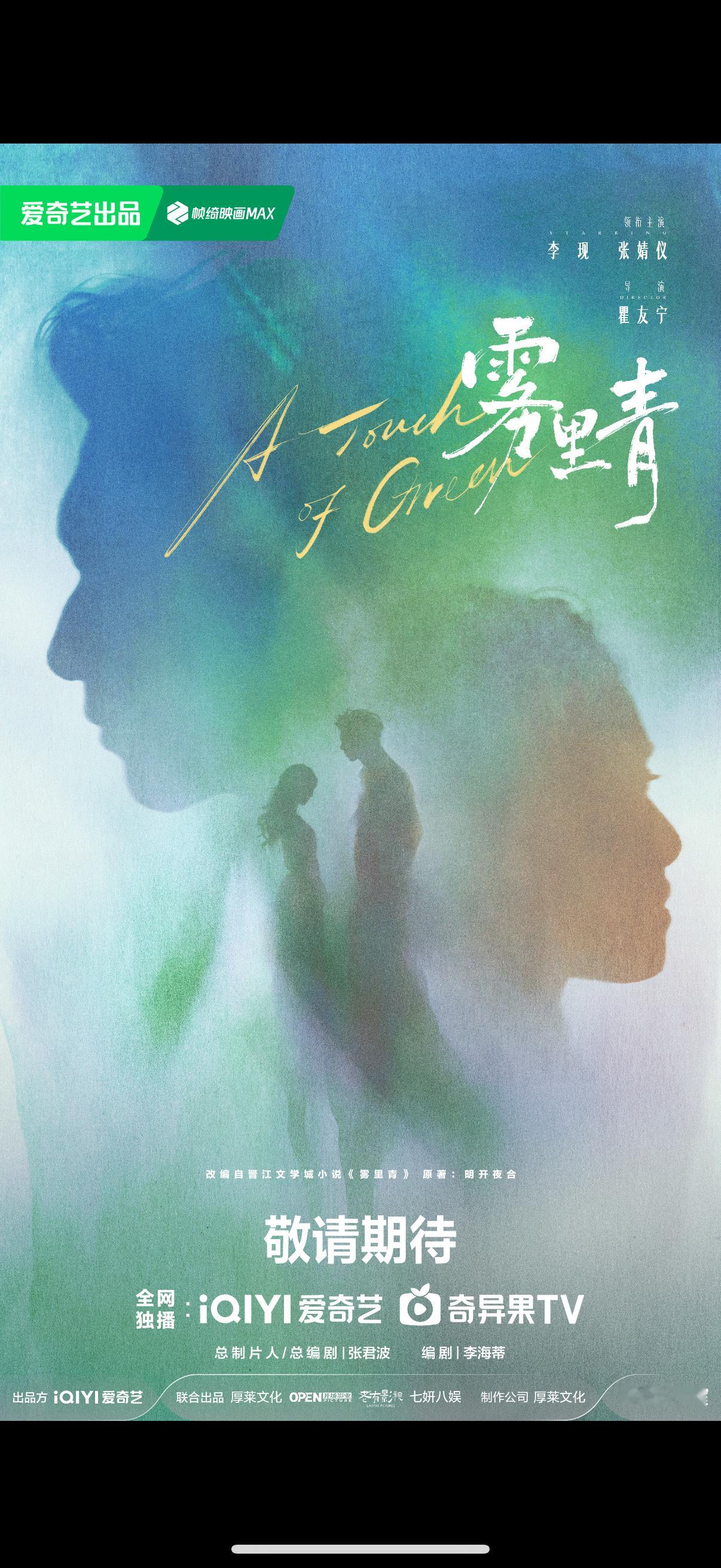 李现雾里青人设张婧仪雾里青演技 李现、张婧仪等人主演的《雾里青》发布最新海报～敬