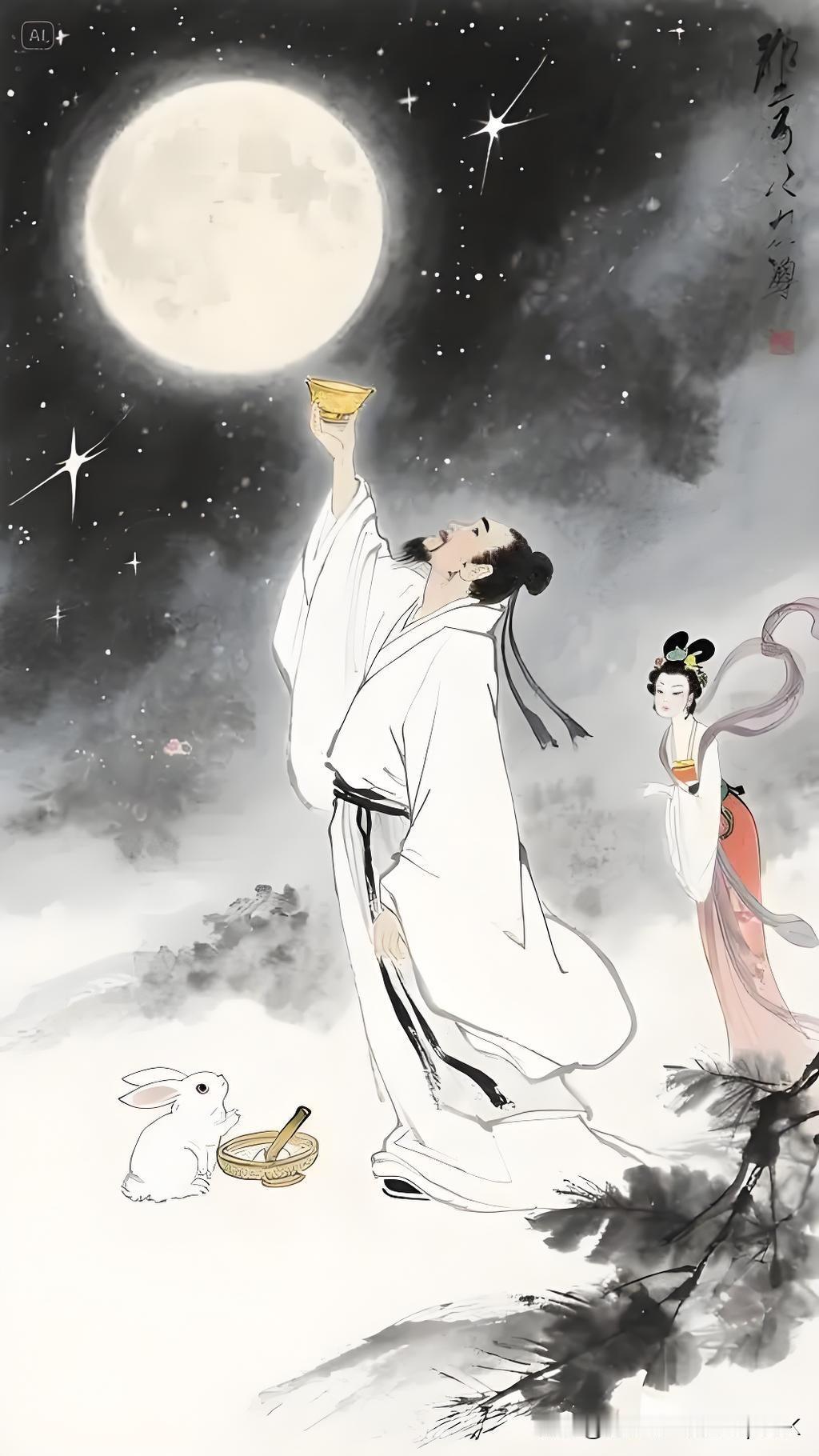 《五月十五夜玩月》
——宋·陆游
阴晴圆缺定几时，
清辉万古照天涯。
寻常五月中