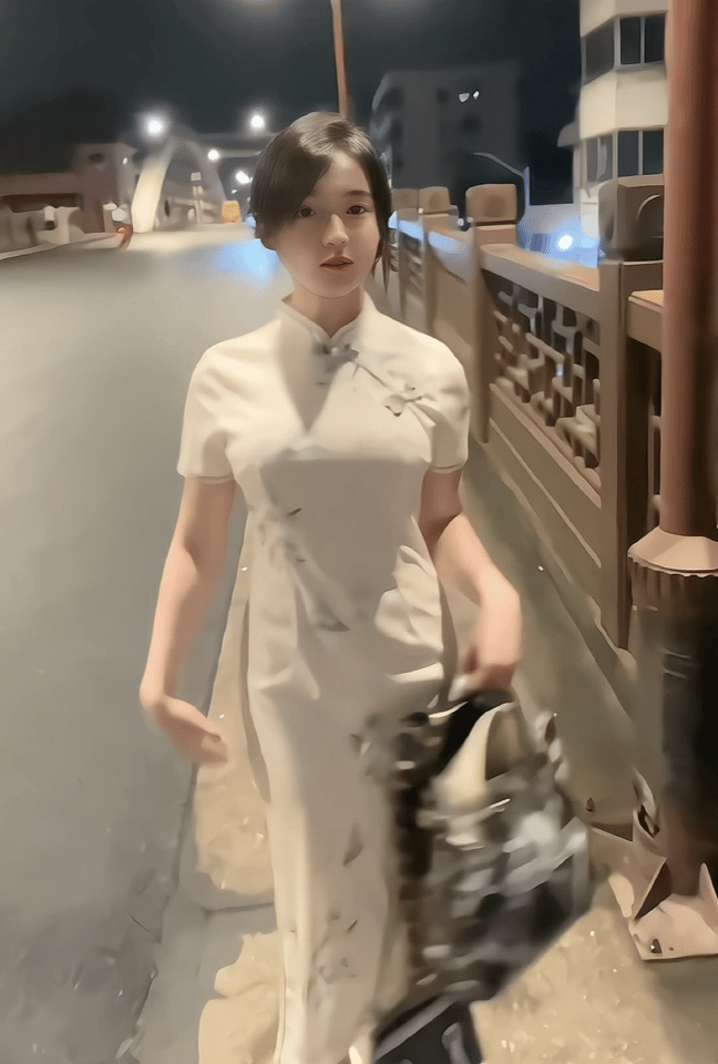标准的东方美女 