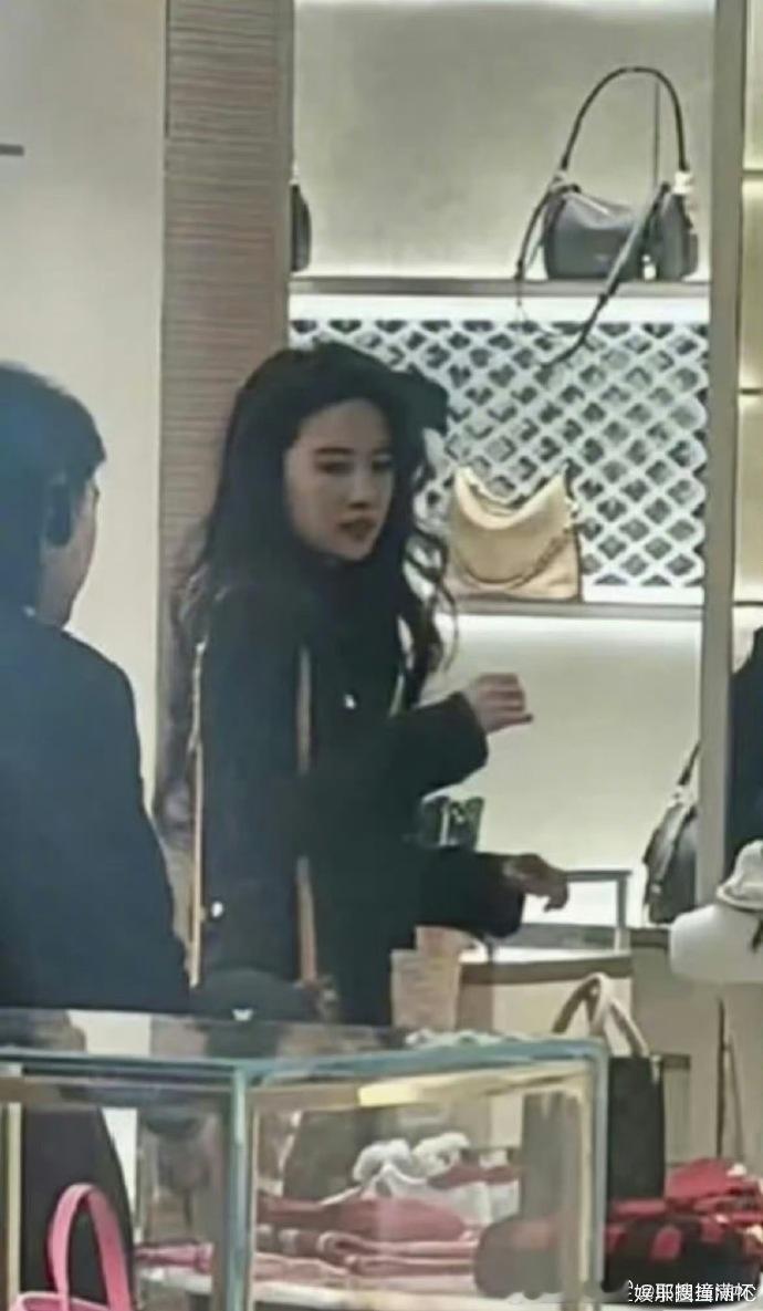 刘亦菲模糊的画面清晰的美貌有人在北京偶遇刘亦菲购物，画面模糊却挡不住，她清晰的颜