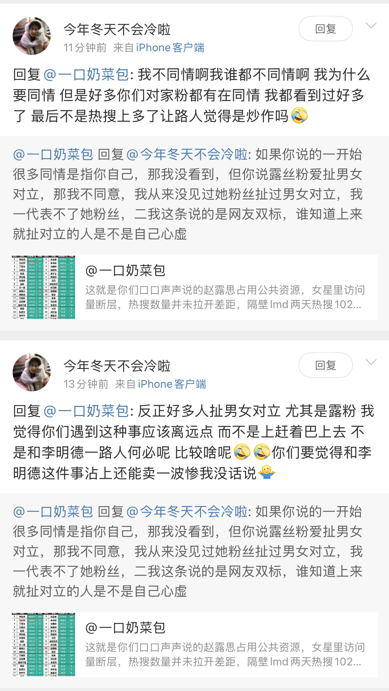 SB正反话让你说完了，删什么评啊？我还是那句话，抛开事实和女性处境，整天把“性别