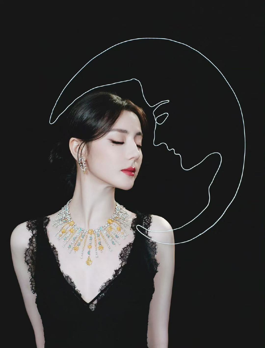 迪丽热巴发型方可化妆王亚飞气场女王回归 我真的爱了王亚飞给热巴化的气场女王妆