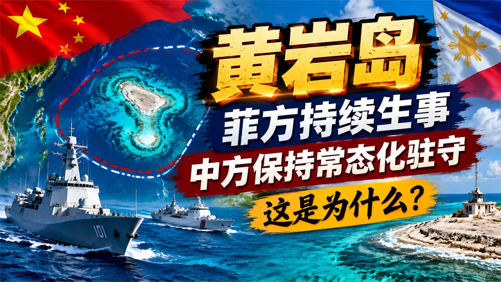 黄岩岛菲方持续生事，中方保持常态化驻守，这是为什么？