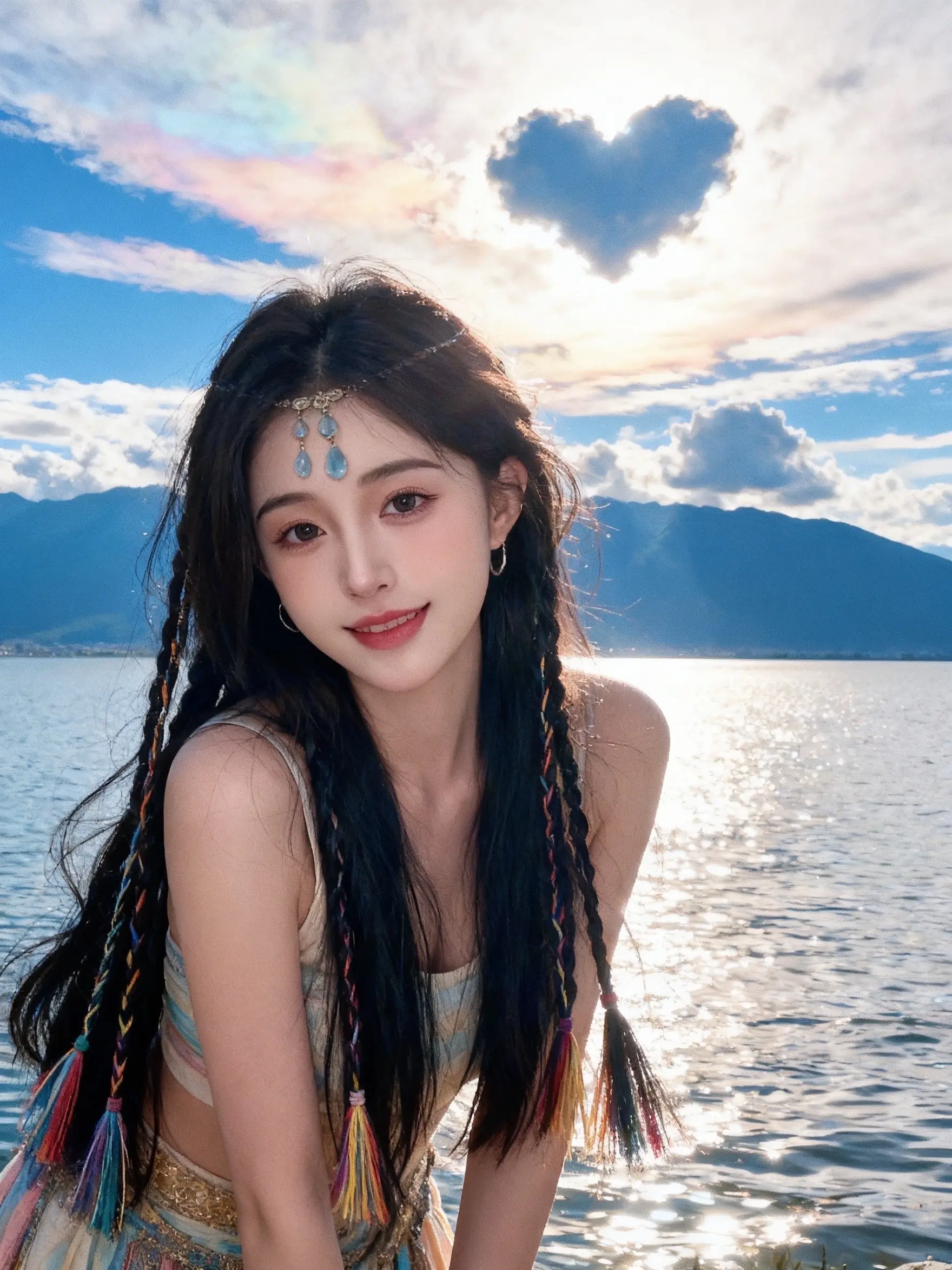 七彩祥云代表你会娶我是吗？