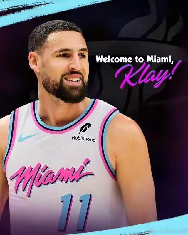 克莱将重新穿回11号球衣迈阿密热火官方宣布克雷·汤普森度过澄清期，正式加盟球队，