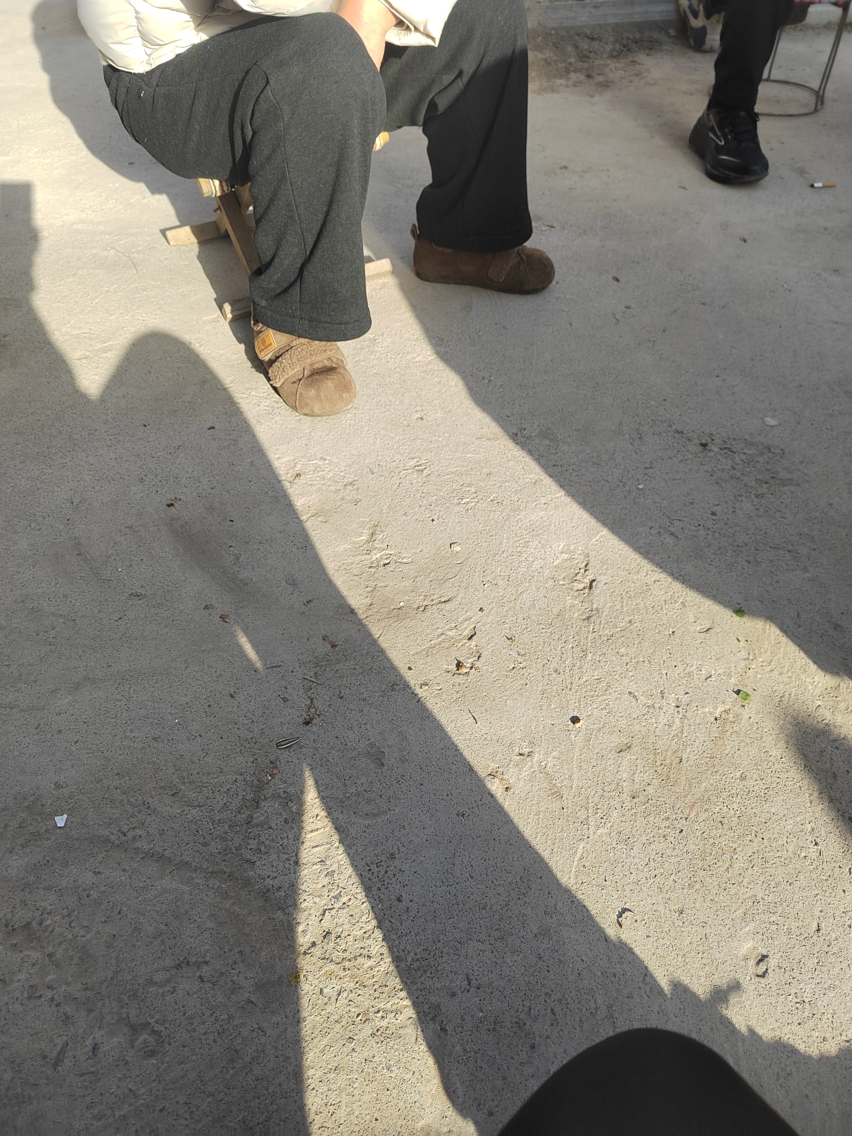 昨天回老妈家啦主打一个吃喝玩乐～饭后一家人坐在院子里晒太阳、唠家常，左邻右舍也过