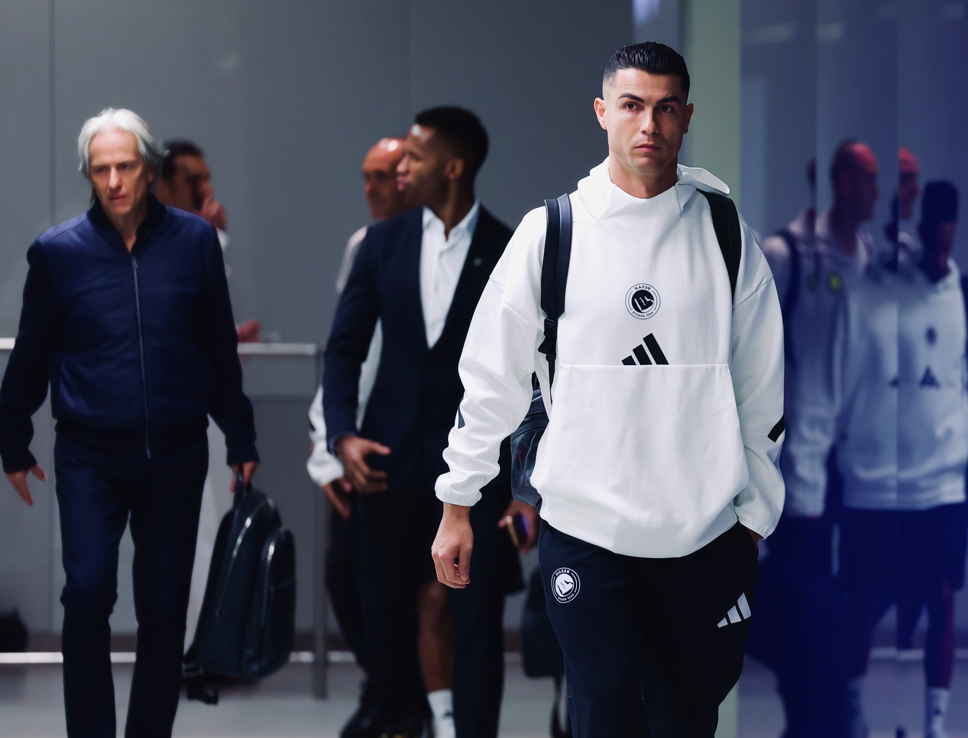 吉达国民vs利雅得胜利 🛑 罗哥抵达球场，比赛加油𝑪𝒓𝒊𝒔𝒕𝒊𝒂