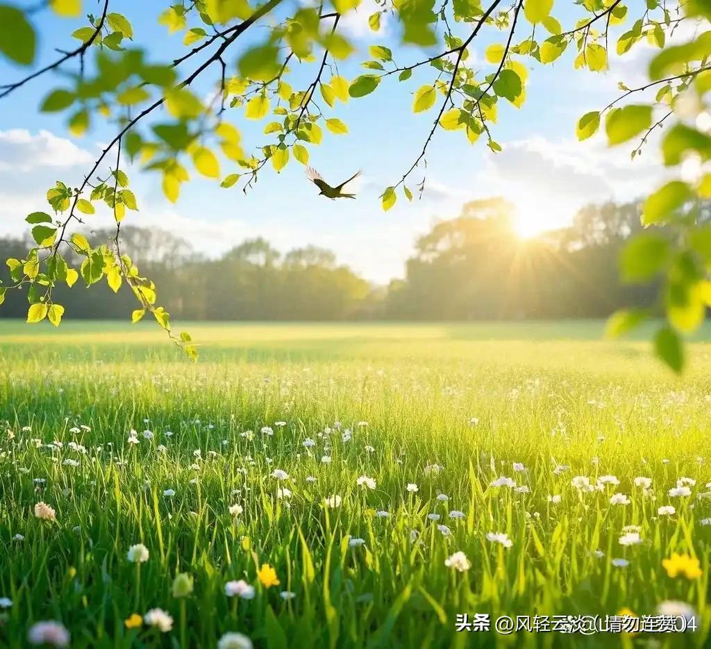 生活不必事事完美，心怀温柔，步履从容。
把烦恼留给昨天，把期待交给今天，
保持热