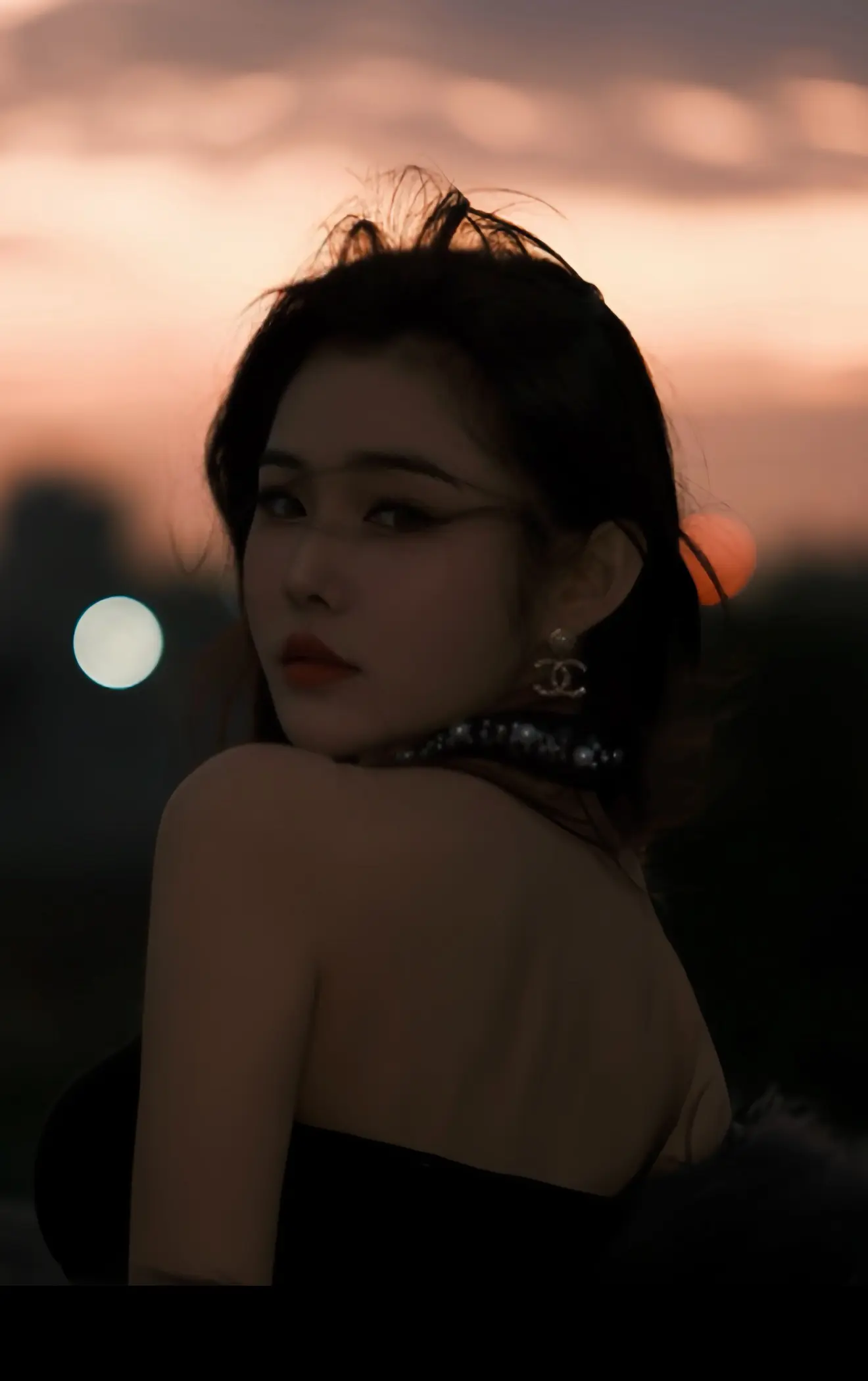 侧颜