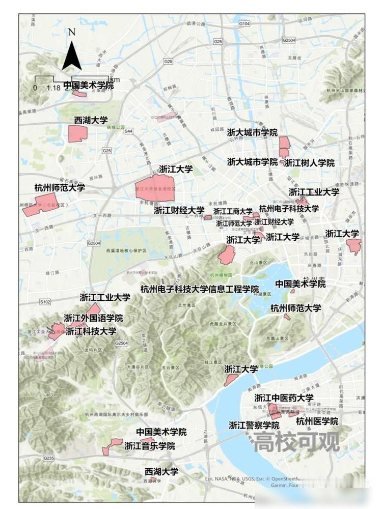 当年报考杭州高校没提前摸清楚校区分布的我，真的踩了好大的坑。

那时候啥也不懂，