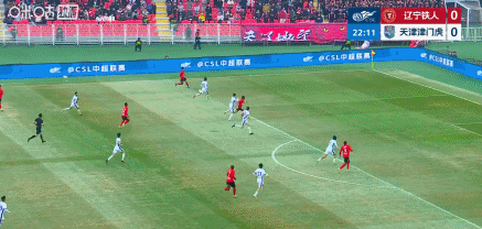 恭喜辽宁铁人，今天打入队史中超第一粒进球辽宁铁人vs天津津门虎