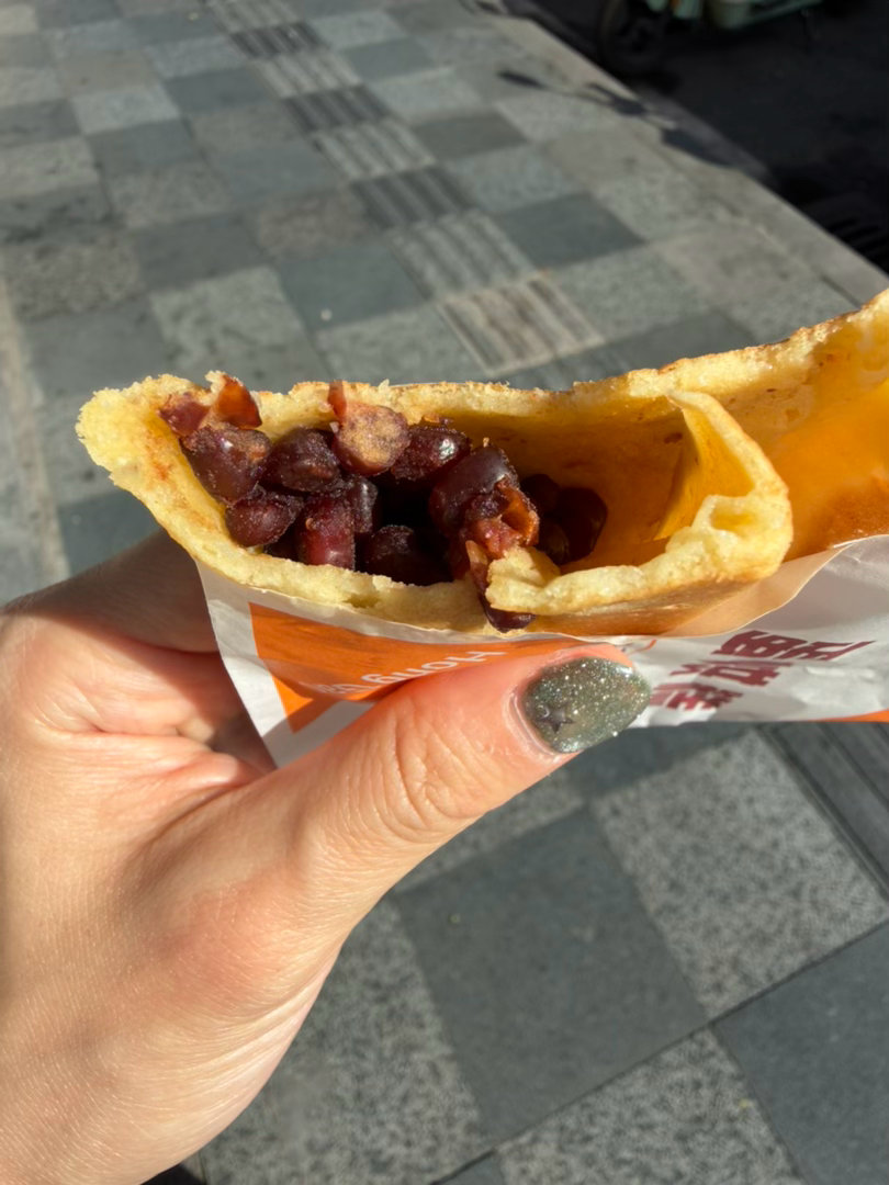 终于吃到蛋烘糕