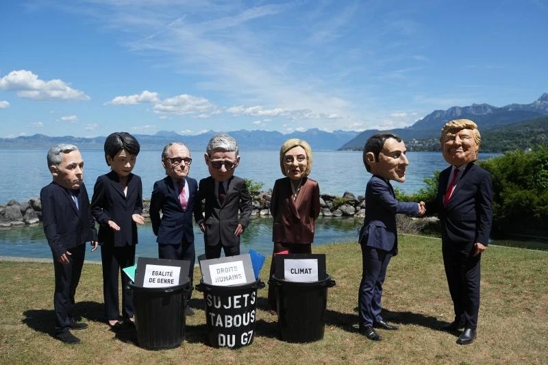 G7领导人一致认为：乌克兰重新夺回主动权。
6月16日， 在G7峰会上，与会领导