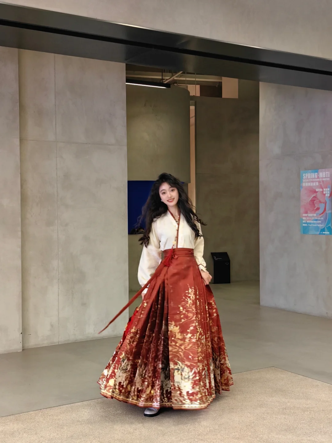 这条马面真的有点美貌在身上的！