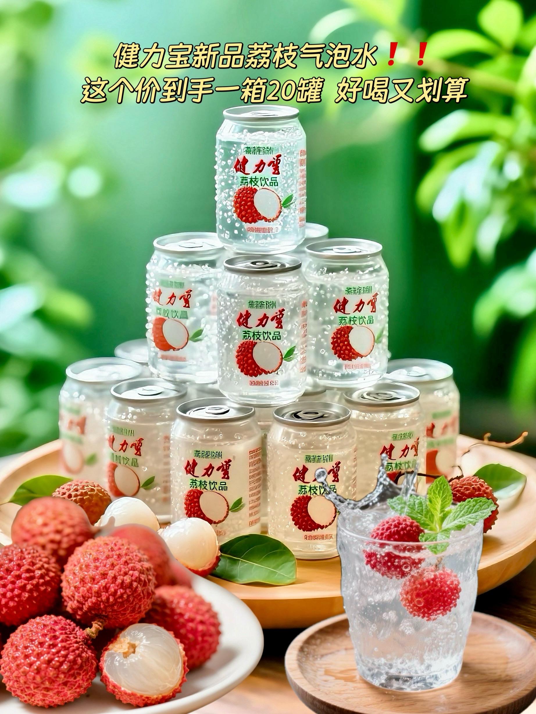 从未喝过这么便宜的健力宝啊！！荔枝味健力宝真的一口惊艳！健力宝居然出新...