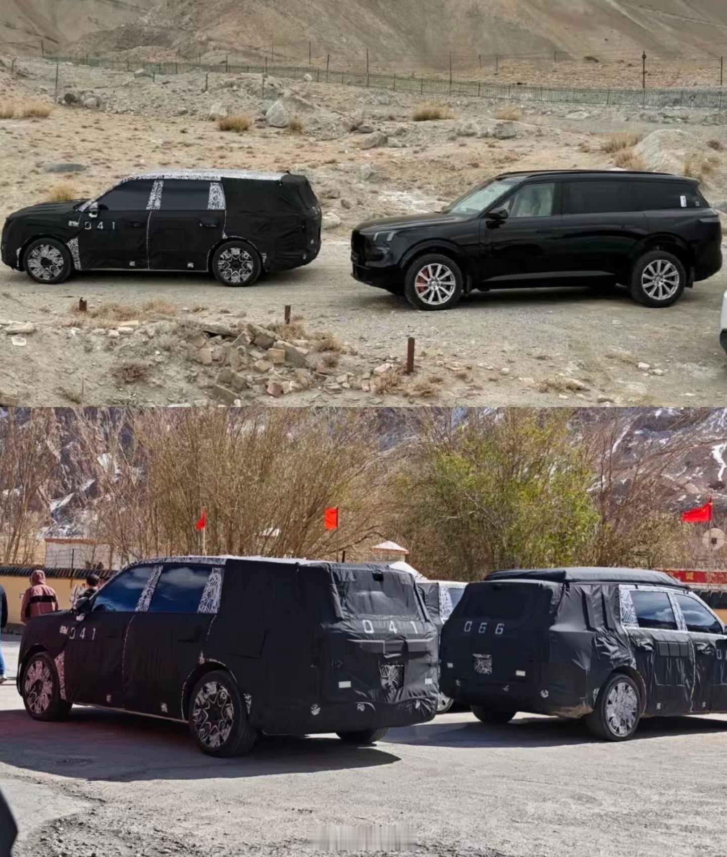 这次又是致敬谁？揽胜 凯雷德？全尺寸SUV，感觉各家都盯着这个市场呢比如零跑D9