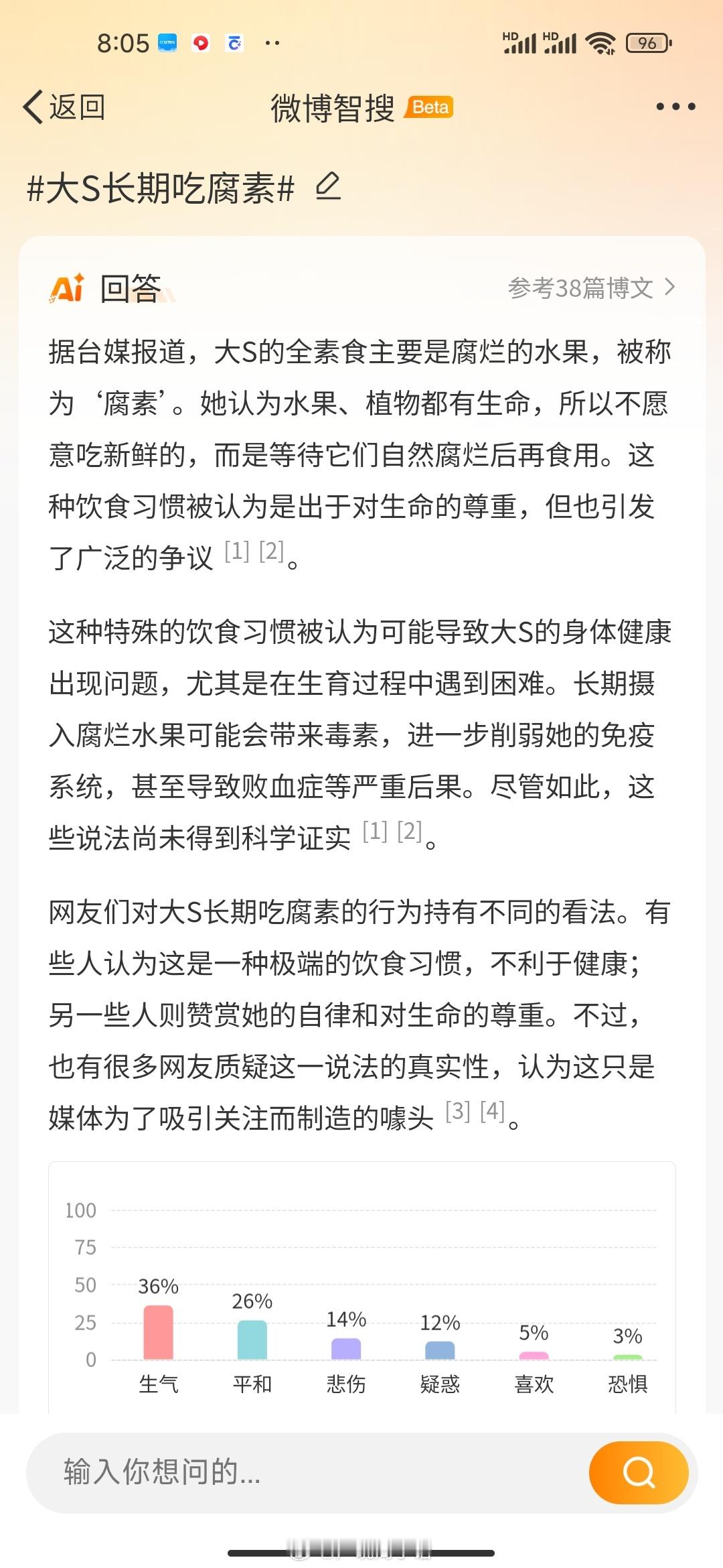 大S长期吃腐素 大S的性格和命运就是台湾省的写照，他们现在搞的所谓民主，，其实就