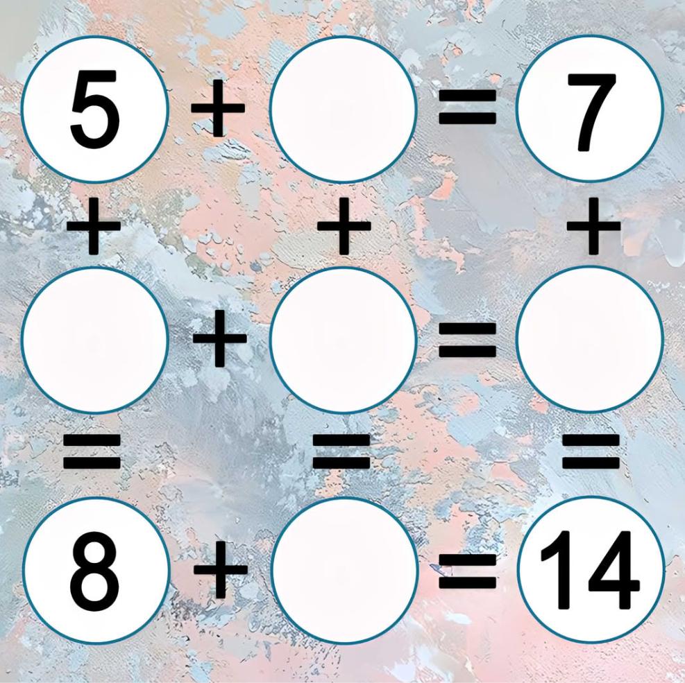 数独游戏，这五个空你能全填出来吗？