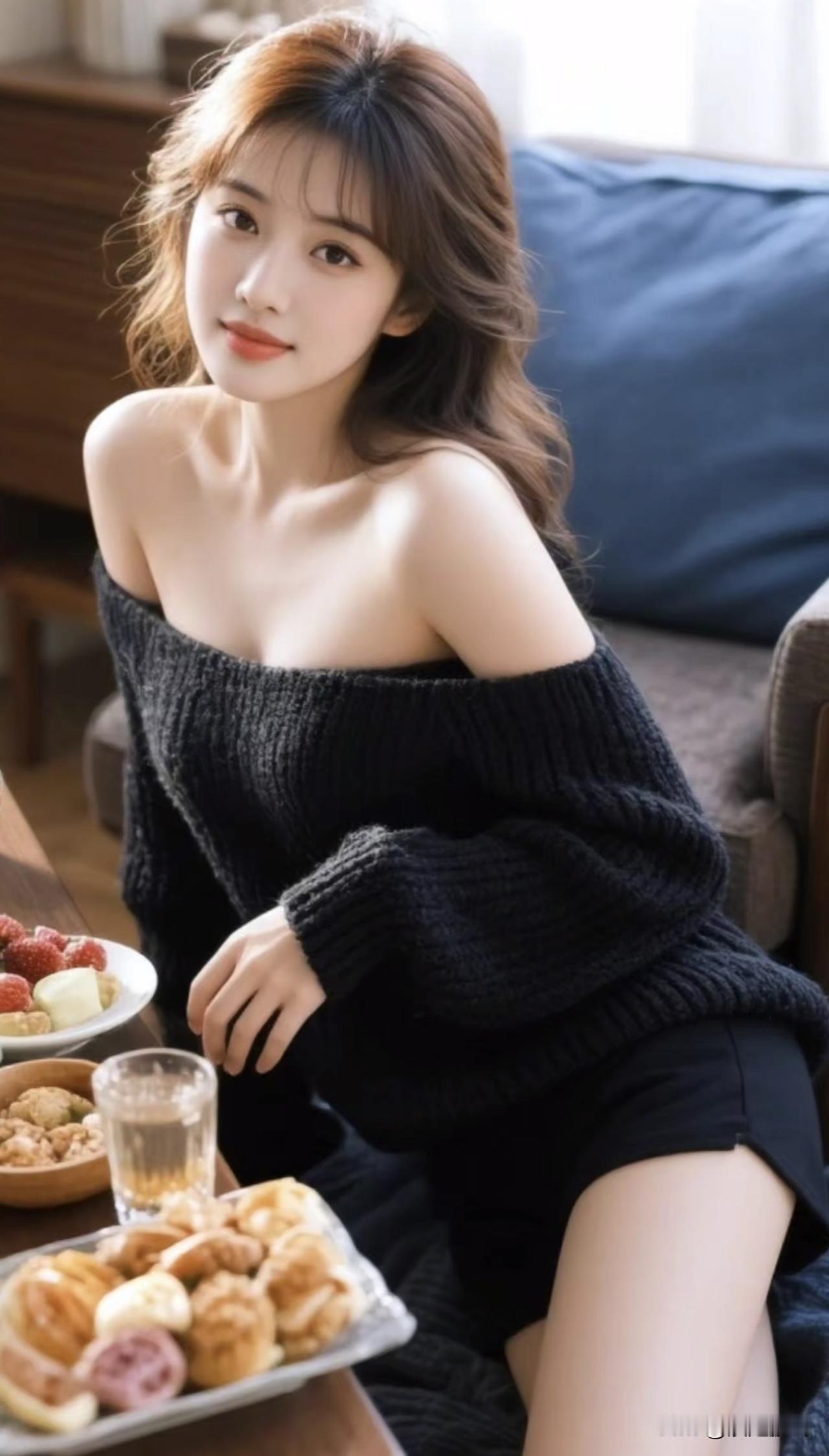 慵懒午后，甜美少女与甜点相伴甜系下午茶 精致甜点下午茶 温柔系甜品照 精致甜点下