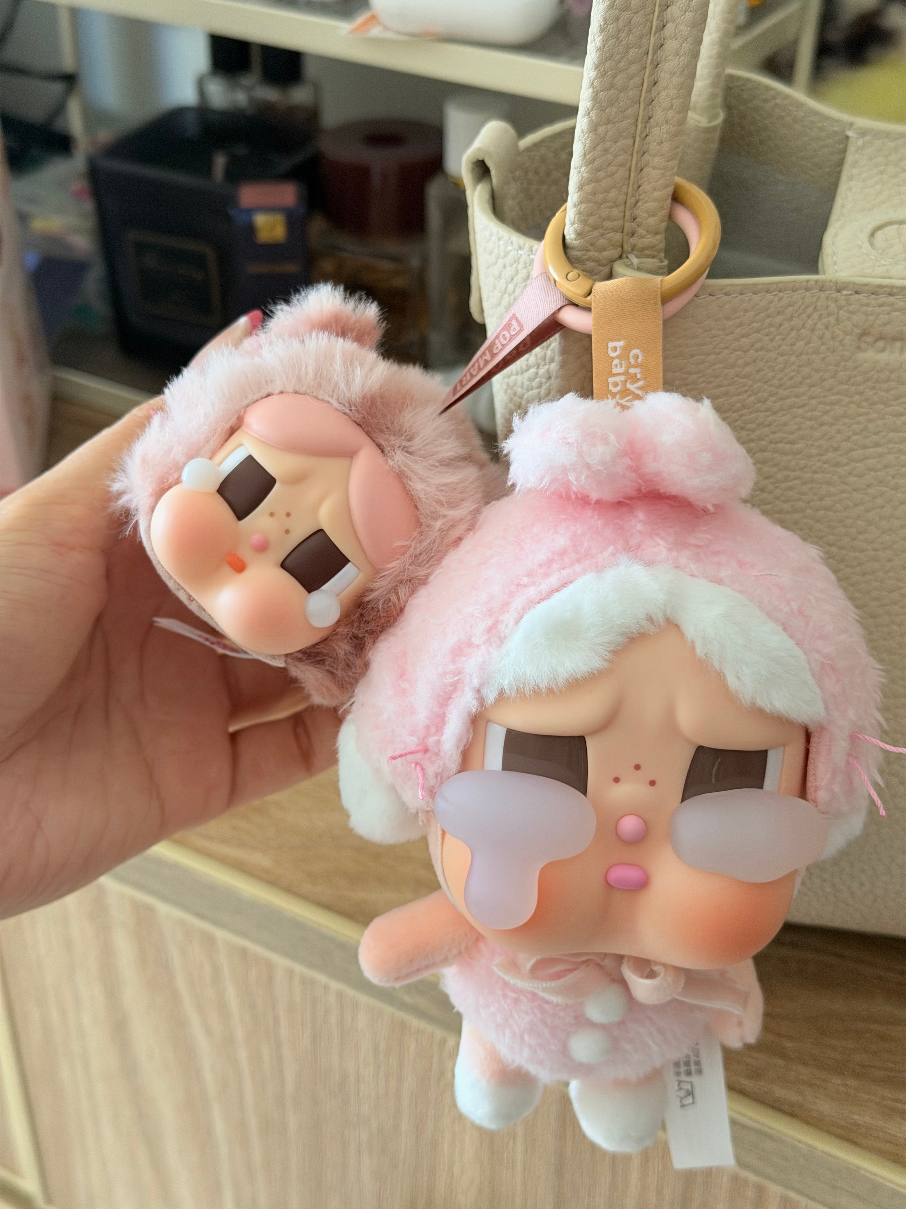 是拥有两个粉色crybaby快乐的一天我的日常plog盲盒