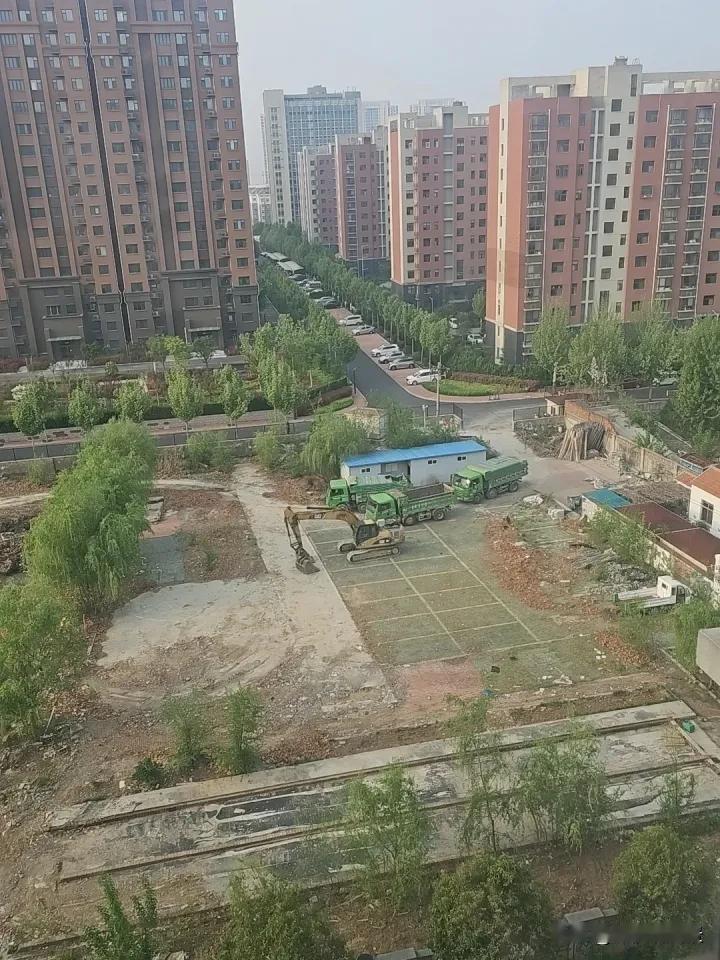 楼前寂静了三年多的大水坑
春天蛤蟆叫
夏天蚊子咬
秋冬还不错，是水鸟的栖息地
最