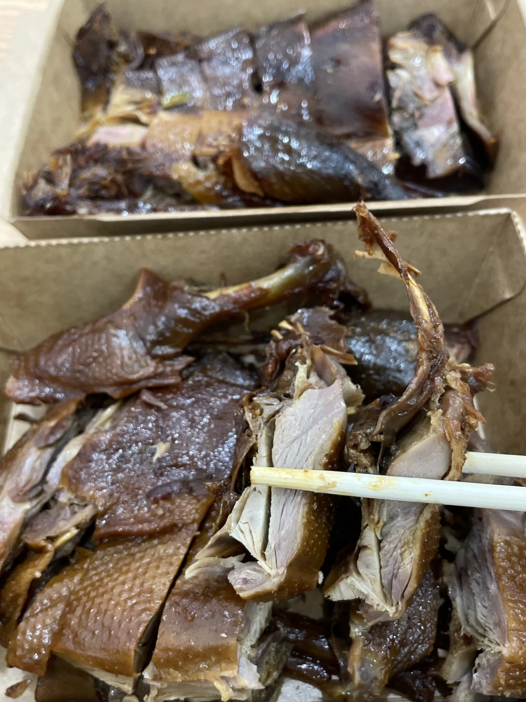 我也吃上了现卤鸭子!爆好吃的!!