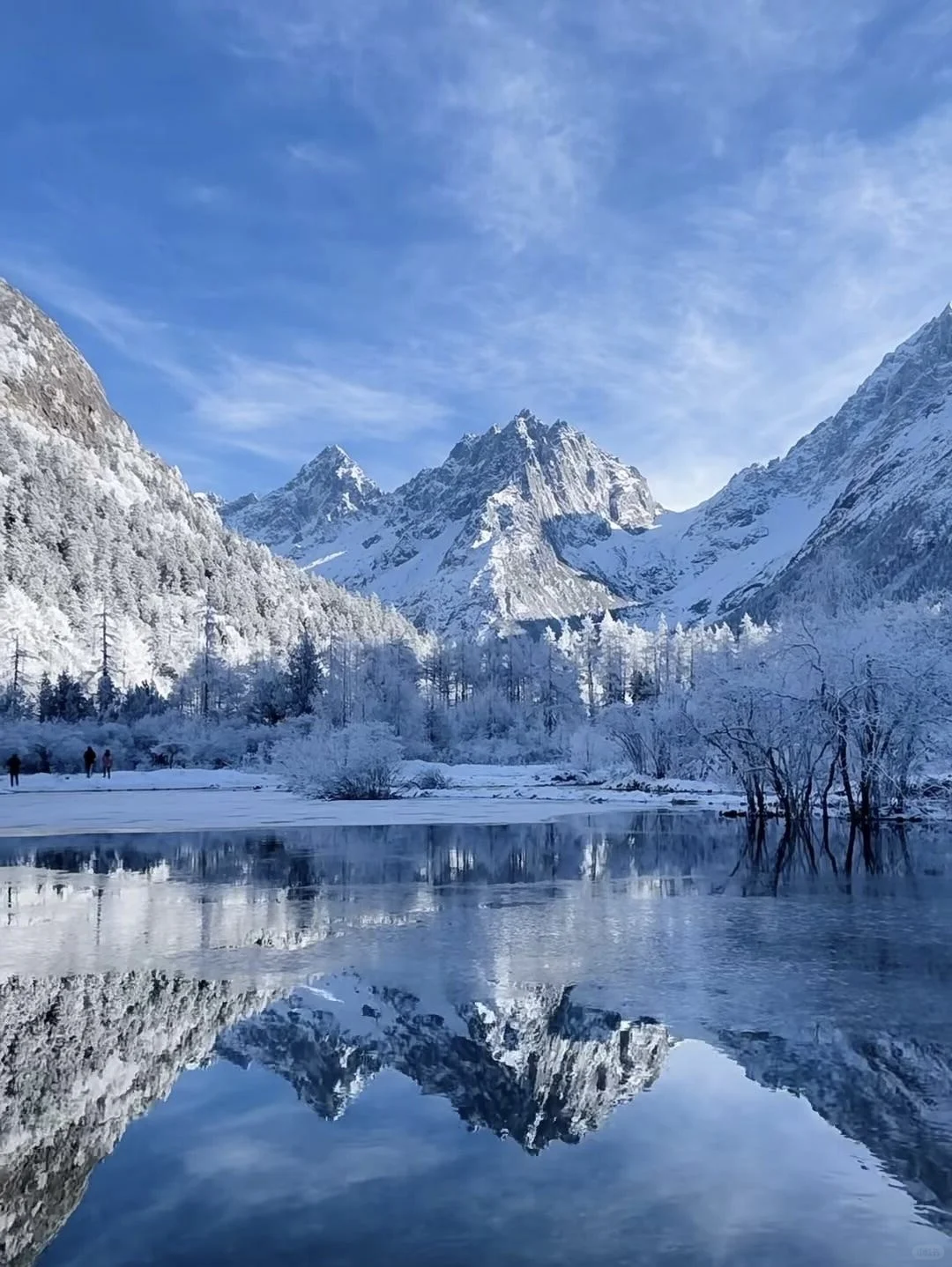 12.7毕棚沟雪景 今年毕棚沟没让我失望！