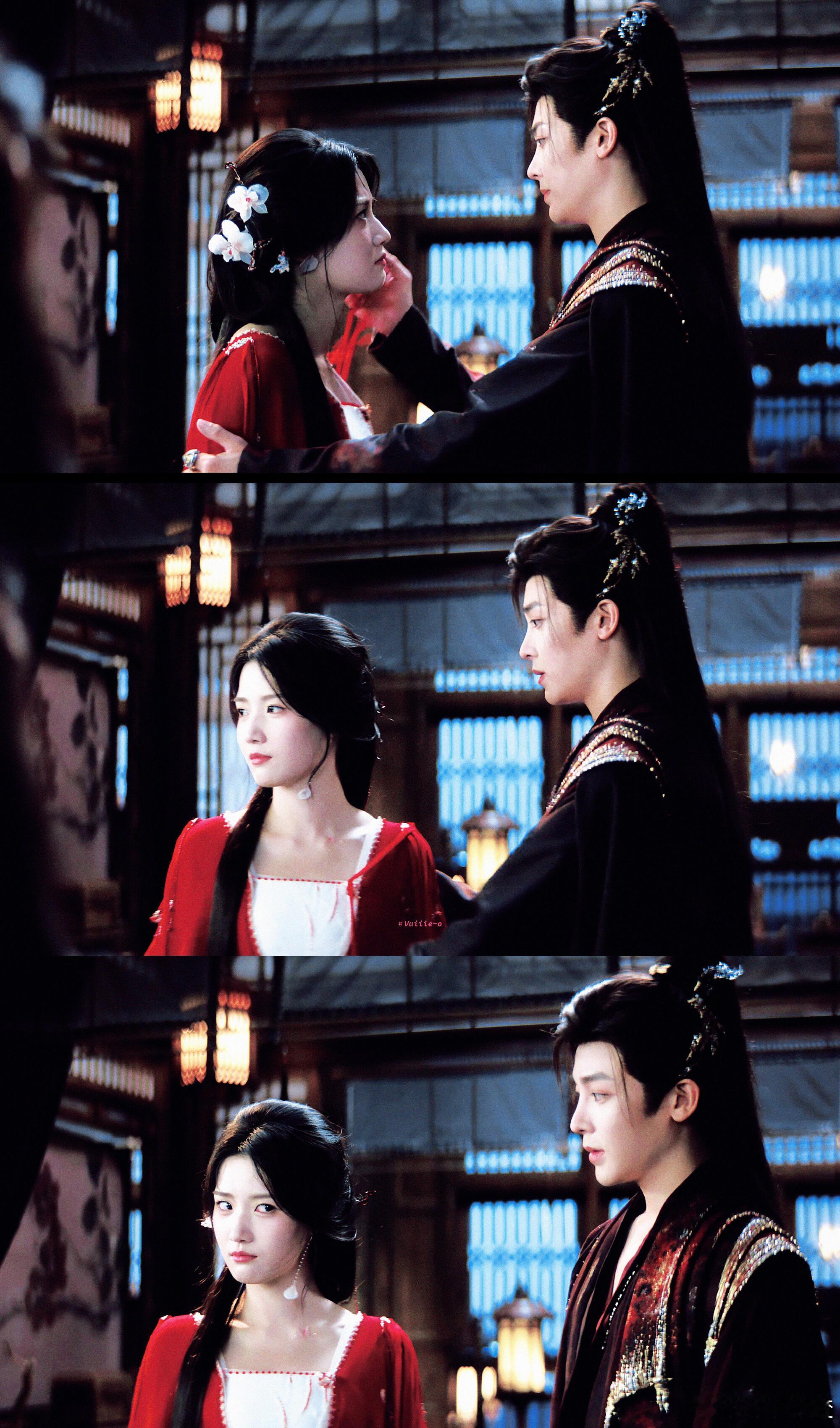 卢昱晓[超话]  我会把红衣明意永远保存在相册૮₍不知道为什么，就对这个造型一见