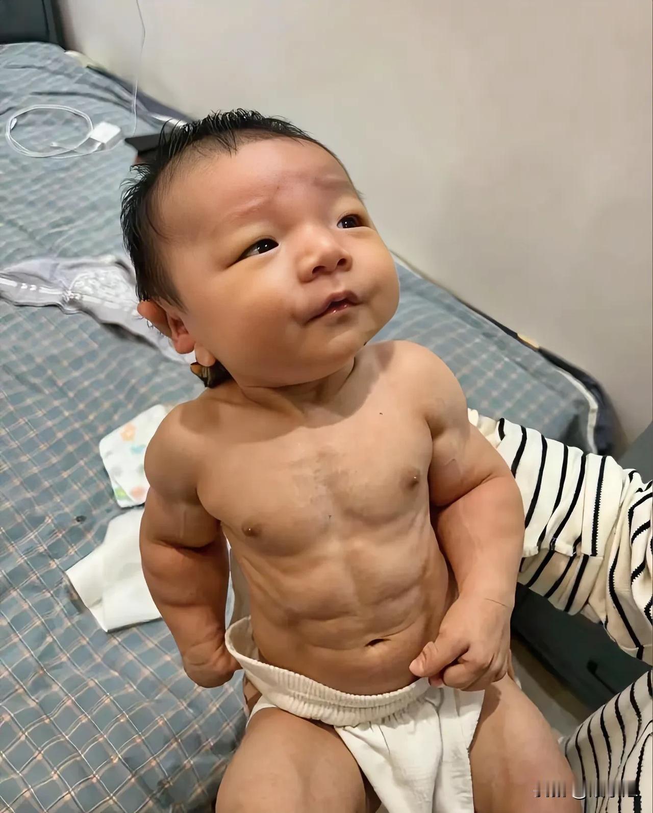 太开心了，我大侄子终于诞生了，全家人的希望！
我哥也算老来得子吧，四十岁的人，和