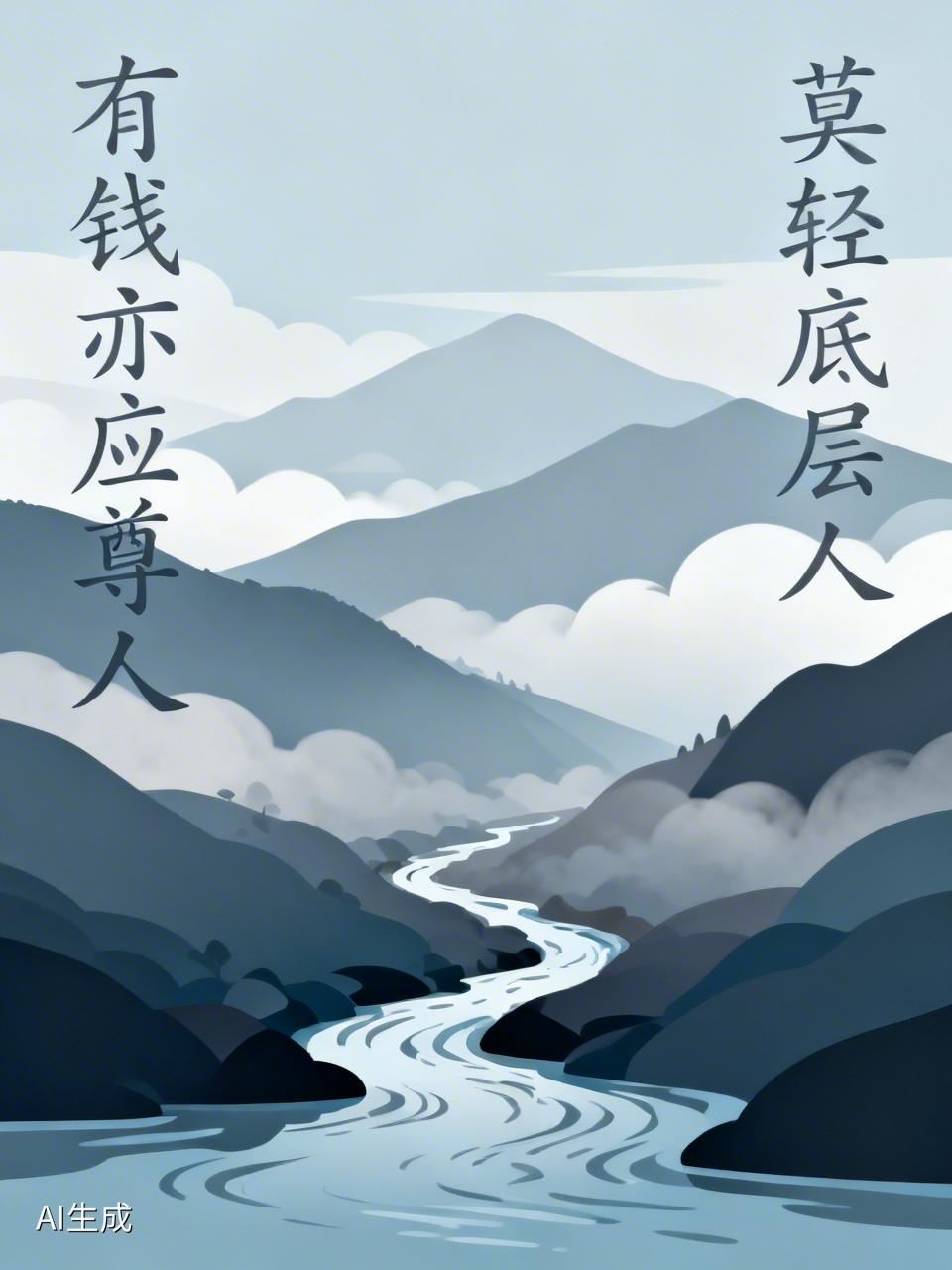 我觉得就算有钱也不该看不起普通人。之前认识个老板，资产好几千万，可他一点架子都没