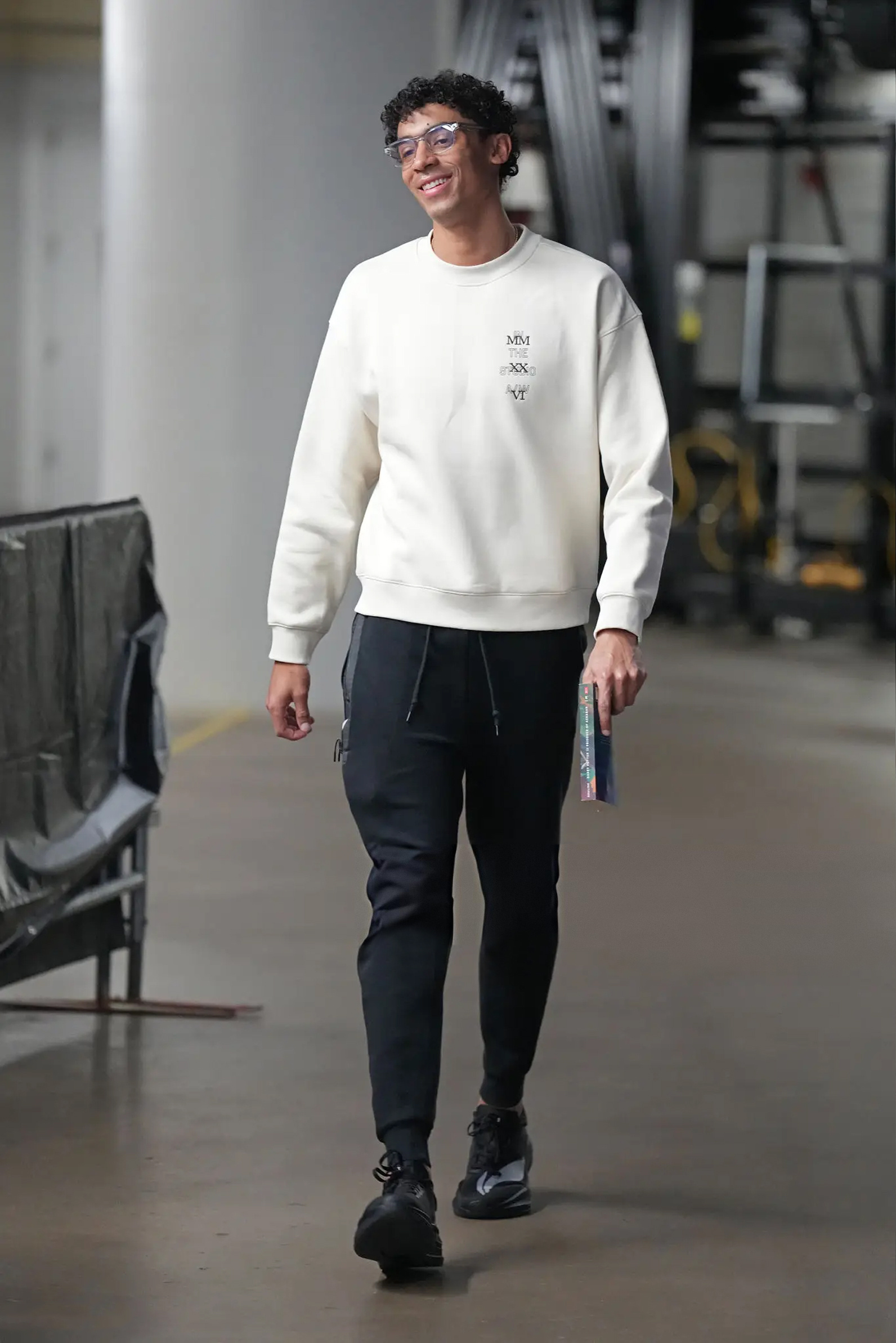 马克斯·克里斯蒂 · 李宁韦德全城14 达拉斯入场上脚越影5 Pro，小伙儿是懂