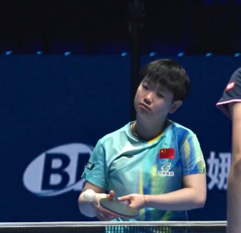 恭喜孙颖莎3:0梅谢芙晋级澳门世界杯淘汰赛—马琳指导笑的开心！
4月1日澳门世界