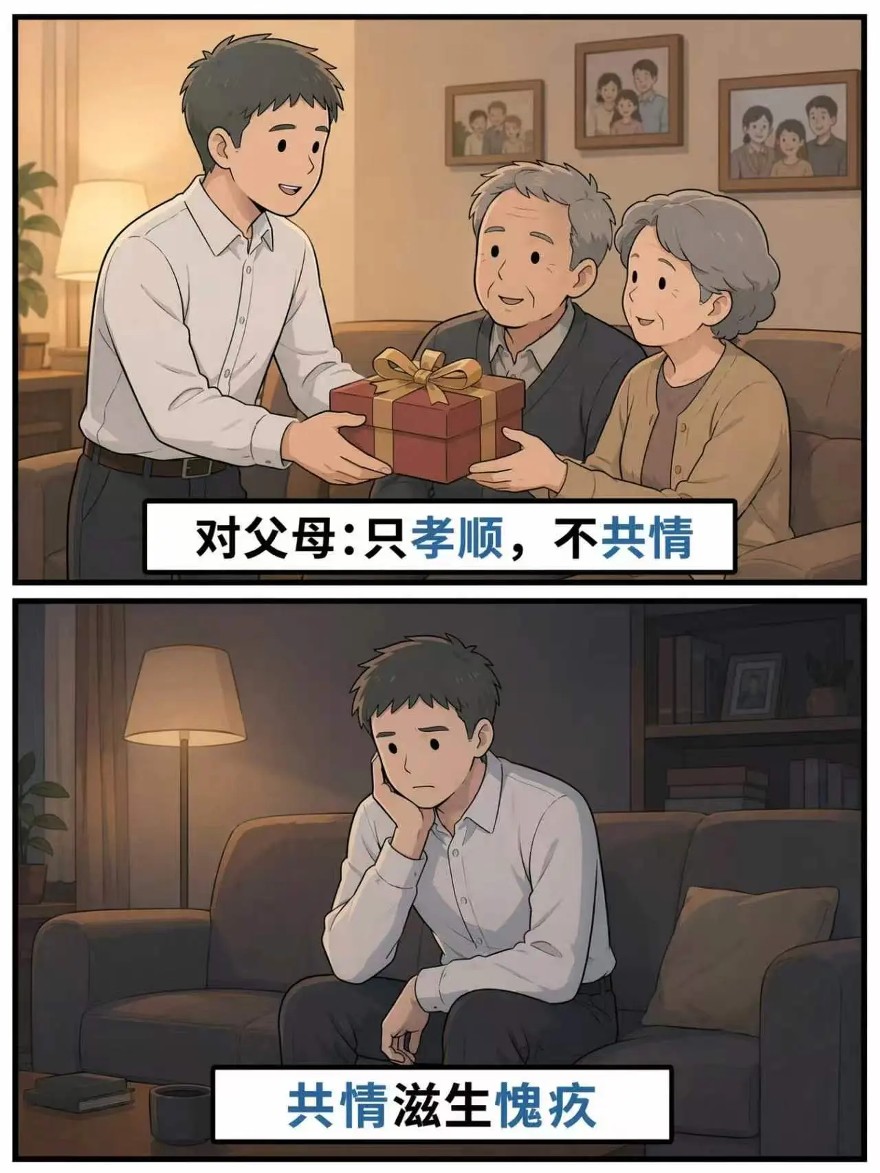 漫画治愈漫画人生感悟
