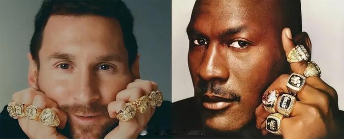 梅西八金球对决乔丹六冠，两大GOAT成就引热议
足球和篮球领域的GOAT对对碰，