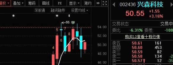 兴森科技002436📈利用波动做做T，降低成本，目前受5日线压制 