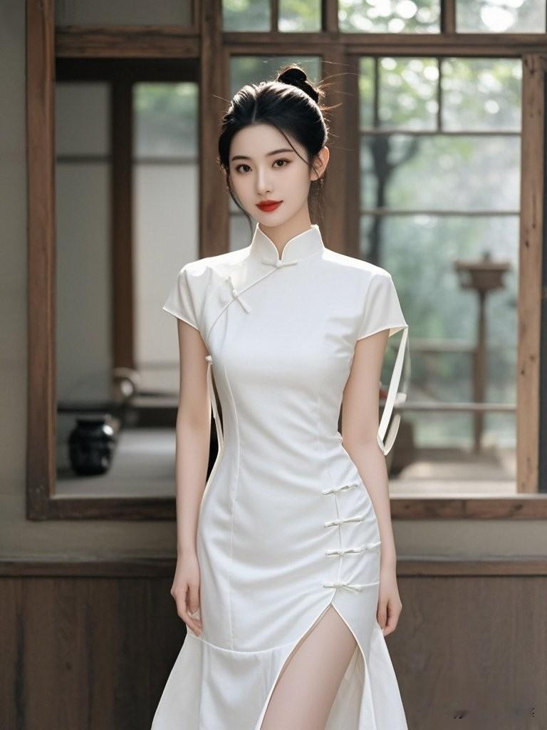 优雅旗袍，东方韵味，尽显女性魅力，这样的邻家大姐姐，是你的心头好吗？