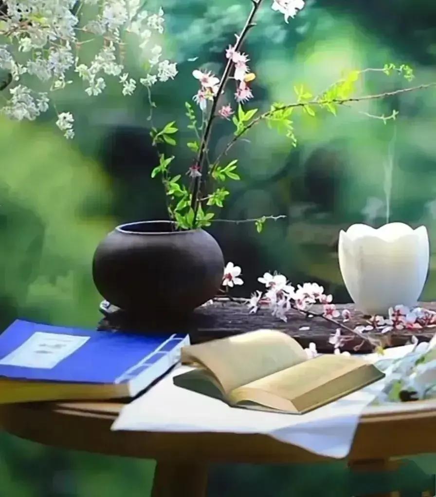 走在路上，看见路边的野草小花，公园里的大树小树，心里总会生出许多感慨。
它们和人