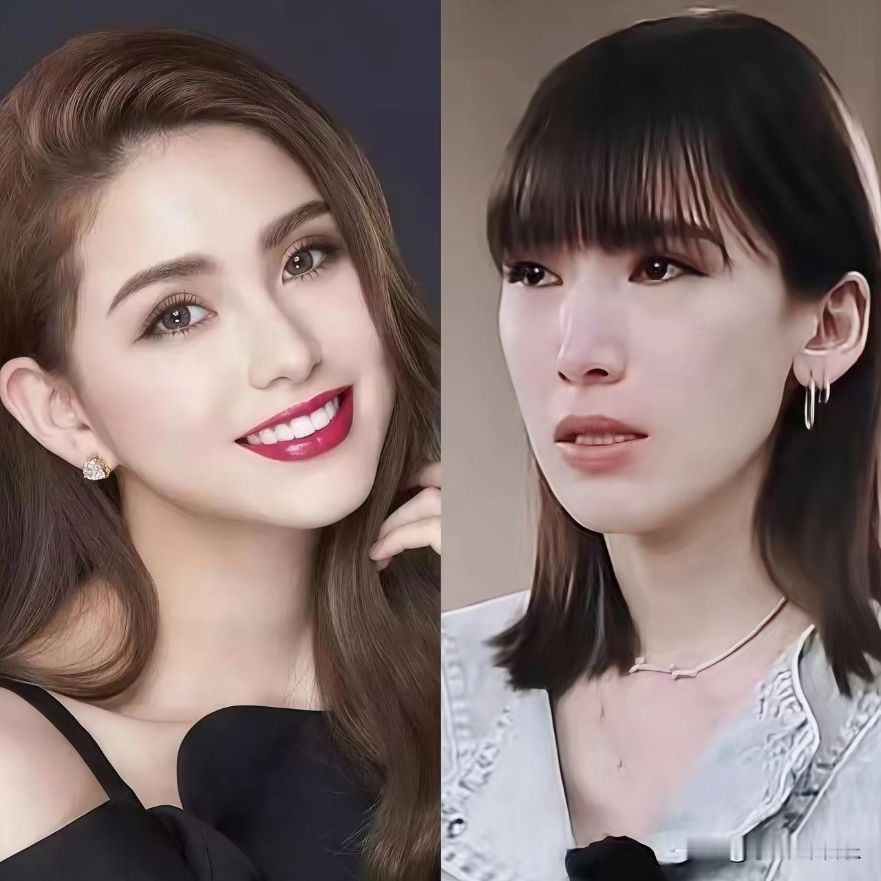 昆凌和陈若仪

同样是嫁给比自己大的偶像

都是生了三个娃，如今一个笑一个哭，不