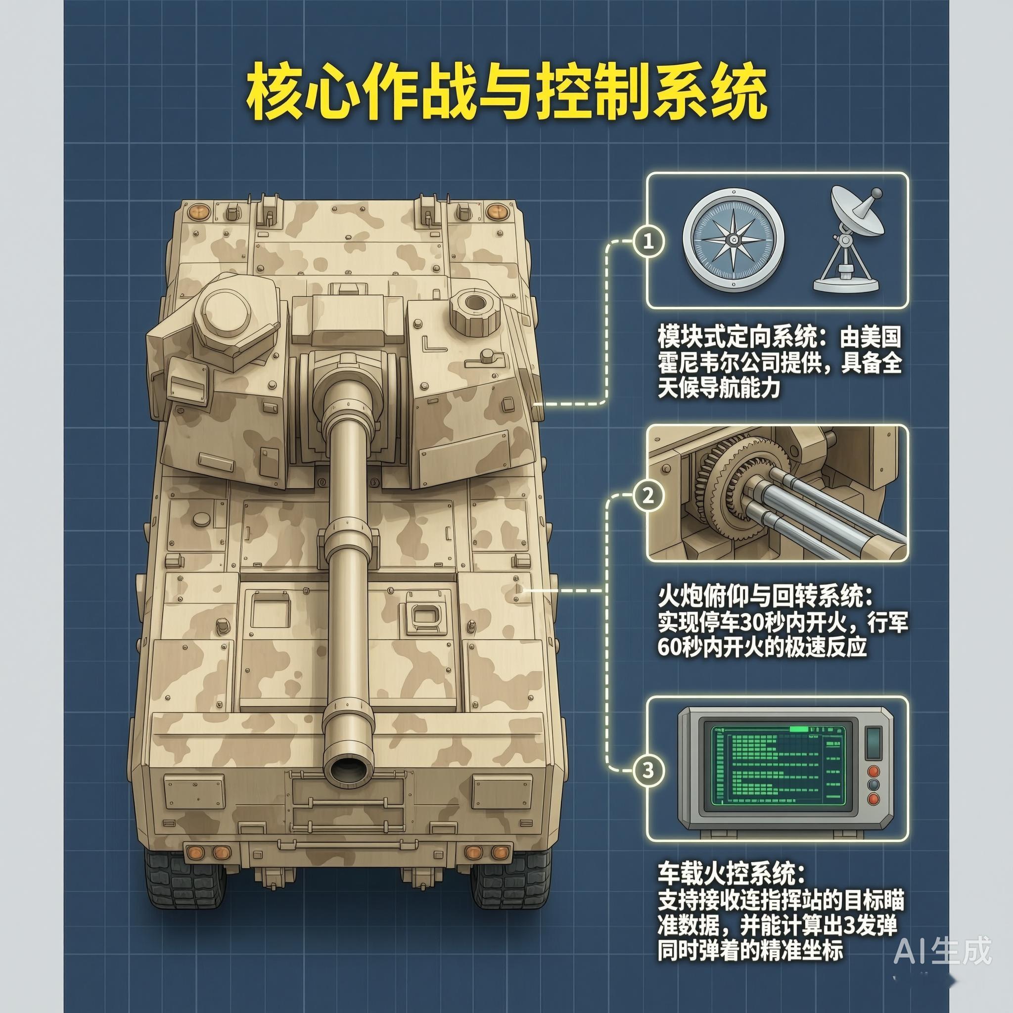 军事ai新视野 韩国K9自行榴弹炮K9自行榴弹炮（K9 self-propell