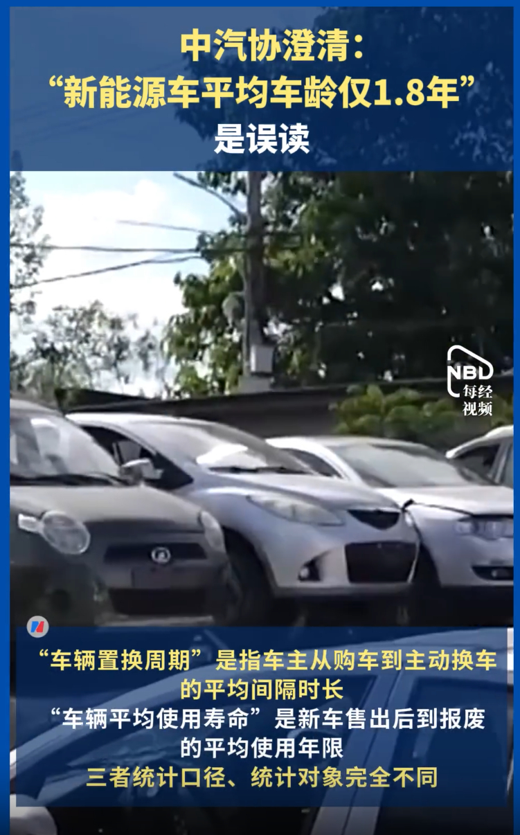 前两天有个话题叫“新能源车平均车龄只有1.8年”，意思电车迭代太快，买了就落后。
