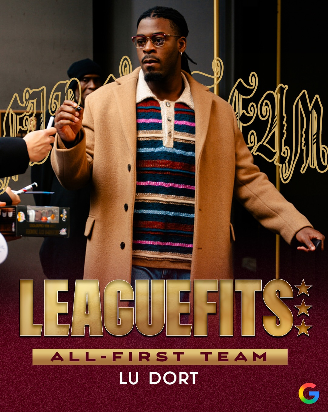 SLAM办的时尚账号League Fits评选出NBA本赛季最佳穿搭一阵，杰伦威