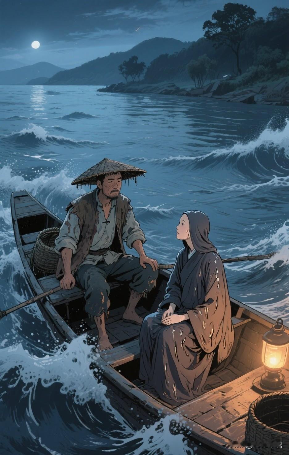 渔夫救尼姑留船过夜，尼姑临别叮嘱：回家千万别碰你媳妇！
 
编辑：纱娜
作者：纱