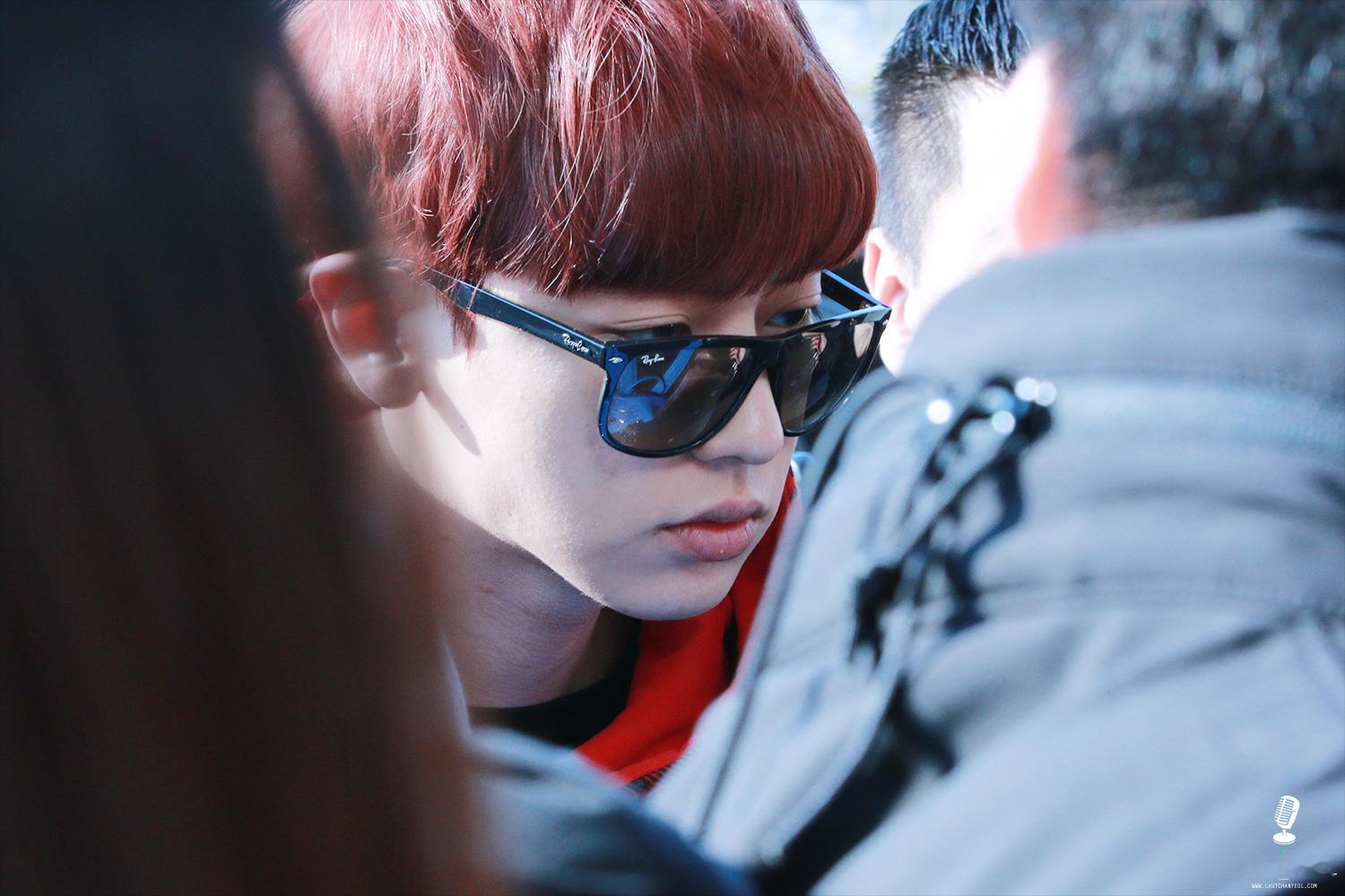 #朴灿烈# 140405 金浦-北京 ​​​