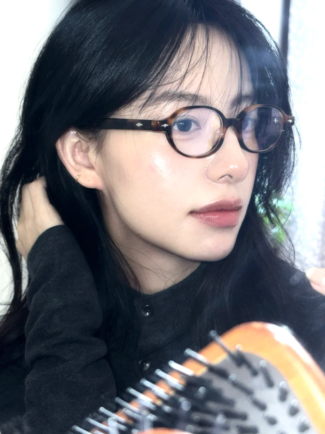 爱惨了清透感淡妆💭