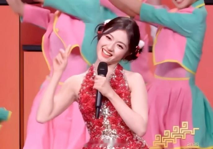 李兰迪善财童女真像年画里走出来的娃娃啊 